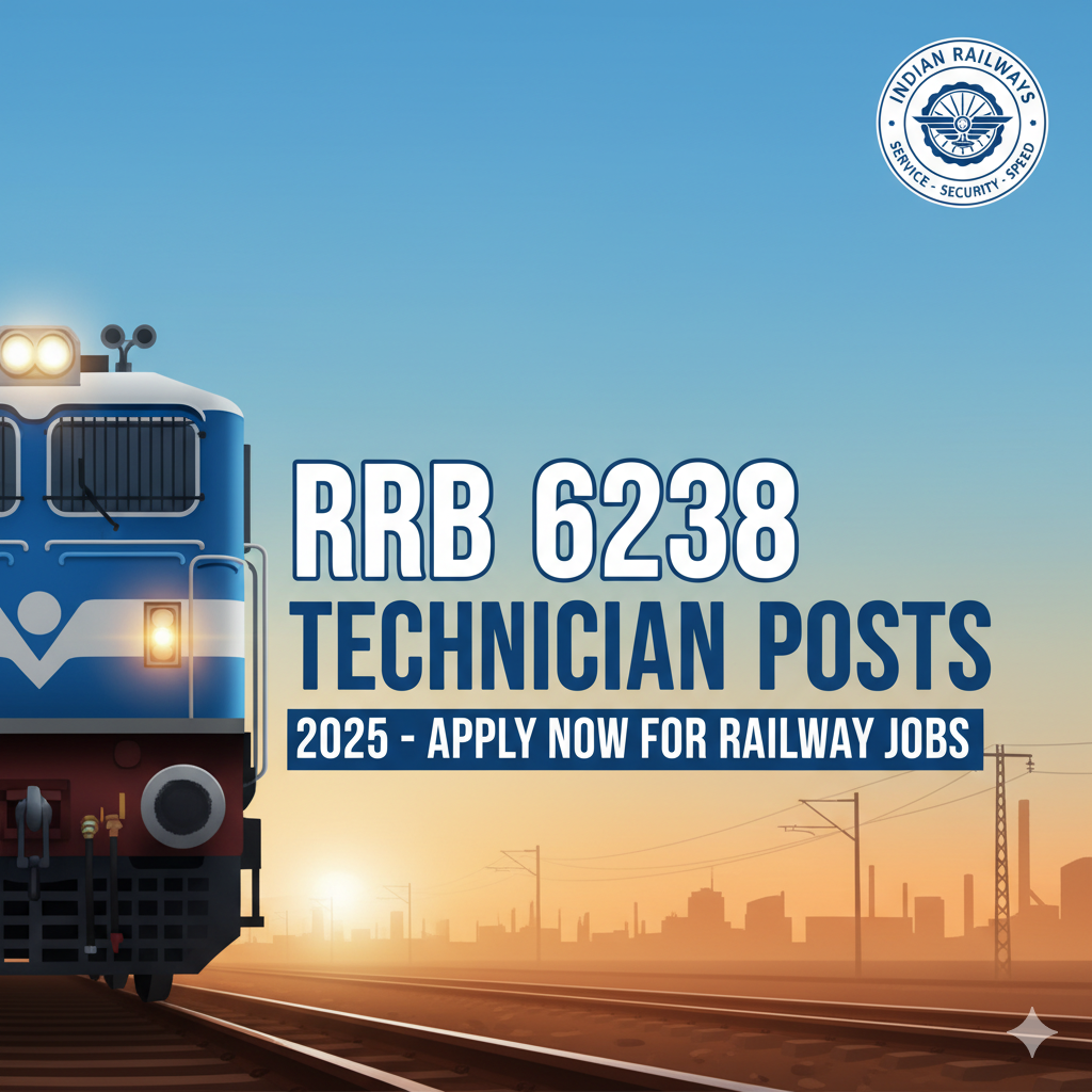 RRB 6238 Technician Posts 2025